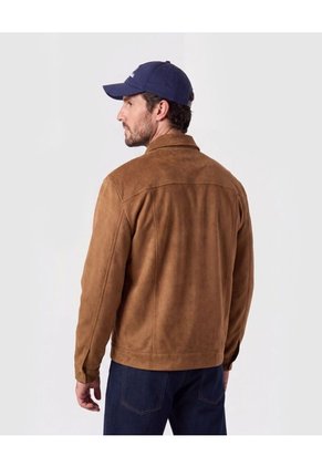 Chaqueta Trucker Para Hombre Café Patprimo