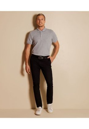 Polo De Hombre Polo Cuello Tejido Sin Bolsillo Patprimo Gris