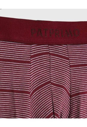 Bóxer Ajustado De Cintura Elástica  X1 Para Hombre Vino Patprimo