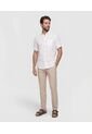 Camisa  Manga Corta Con Cuello Button Down  Para Hombre Blanco Patprimo de Patprimo