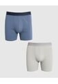 Set X2 Bóxers Con Elástico Suave  X2 Para Hombre Surtido Patprimo de Patprimo