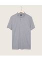 Polo De Hombre Polo Cuello Tejido Sin Bolsillo Patprimo Gris de Patprimo