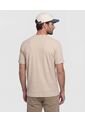 Camiseta Regular Fit Unicolor   Para Hombre Beige Patprimo de Patprimo