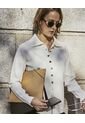 Cárdigan De Punto Con Cuello Camisero   Para Mujer Crudo Patprimo de Patprimo