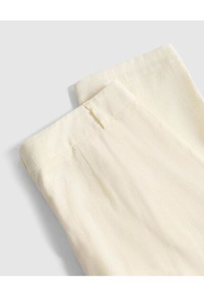 Pantalón Chino De Tiro Alto   Para Mujer Crema Patprimo