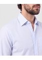 Camisa A Rayas Manga Larga   Para Hombre Azul Patprimo de Patprimo