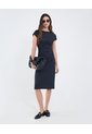 Vestido Drapeado  Para Mujer Negro Patprimo de Patprimo