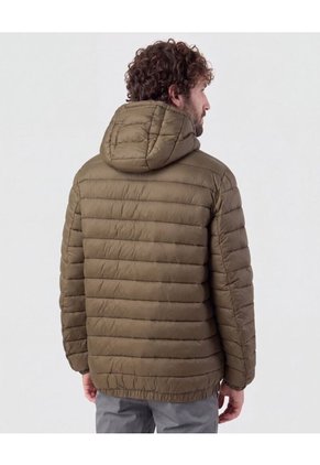 Chaqueta Acolchada Con Capota   Para Hombre Verde Patprimo