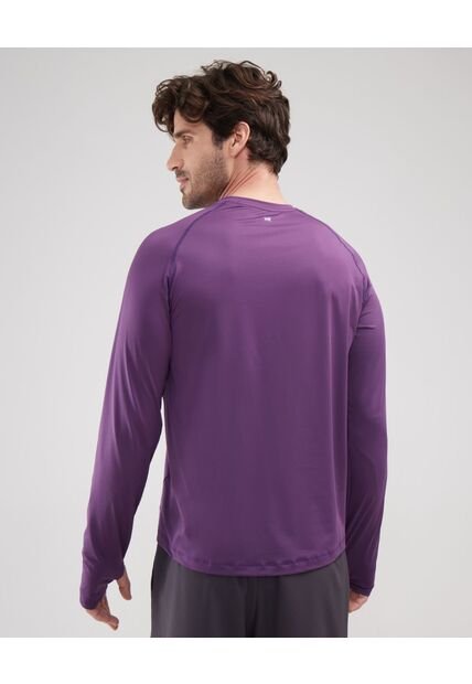 Camiseta Para Hombre Manga Larga Cuello Redondo Color Morado Marca Patprimo #44090862