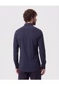 Camisa Slim Fit De Punto Antiarrugas  Para Hombre Azul Patprimo de Patprimo