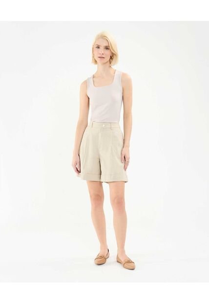 Bermuda Para Mujer  Color Beige Marca Patprimo #30100375