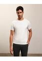 Camiseta Básica Cuello Redondo   Para Hombre Blanco Patprimo de Patprimo