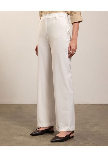 Pantalon Sastrero   Para Mujer Blanco Patprimo
