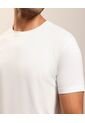 Camiseta Básica Cuello Redondo   Para Hombre Blanco Patprimo de Patprimo