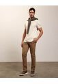 Polo Cuello Neru Slim Fit   Para Hombre Beige Patprimo de Patprimo