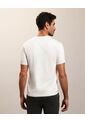 Camiseta Básica Cuello Redondo   Para Hombre Blanco Patprimo de Patprimo