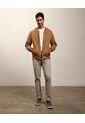 Chaqueta Bomber De Tela Lisa  Casual  Para Hombre Café Patprimo de Patprimo
