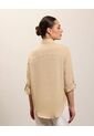Camisa  Para Mujer Manga Larga Color Beige Marca Patprimo #30010761 de Patprimo