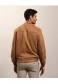 Chaqueta Bomber De Tela Lisa  Casual  Para Hombre Café Patprimo de Patprimo
