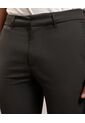 Pantalon Tipo Chino Unicolor   Para Hombre Gris Patprimo de Patprimo