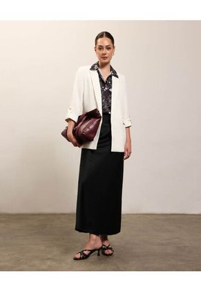 Falda Para Mujer Medio Color Negro Marca Patprimo #30140427