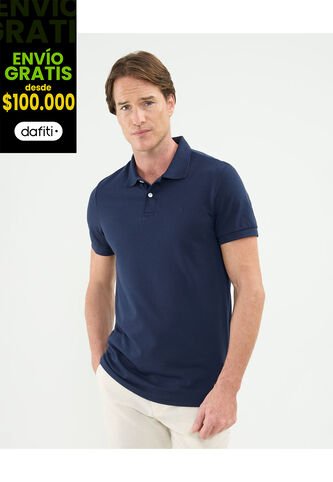 Polo Para Hombre Cuello Tejido Sin Bolsillo Color Azul Marca Patprimo #44112696 Patprimo