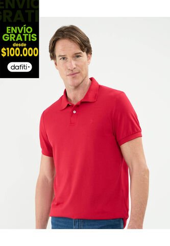 Polo Para Hombre Cuello Tejido Sin Bolsillo Color Rojo Marca Patprimo #44112696 Patprimo