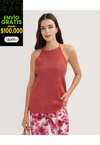 Blusa Para Mujer Manga Sisa Color Vino Marca Patprimo #30123288 Patprimo