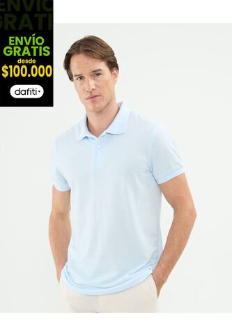 Polo Para Hombre Cuello Tejido Sin Bolsillo Color Azul Marca Patprimo #44112696 Patprimo