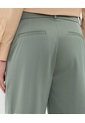 Pantalón Fluido Con Prenses  Para Mujer Verde Patprimo de Patprimo