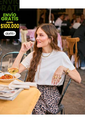 Camiseta Para Mujer Manga Corta Cuello Redondo Color Blanco Marca Patprimo #30093764 Patprimo