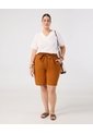 Blusa Con Detalle Tejido En Escote  Curvy  Para Mujer Blanco Patprimo de Patprimo