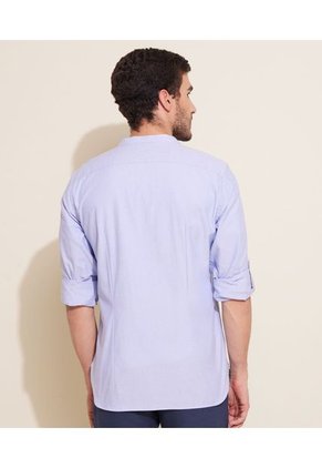 Camisa Para Hombre Manga Larga Sin Bolsillo Color Azul Claro Marca Patprimo #44012769