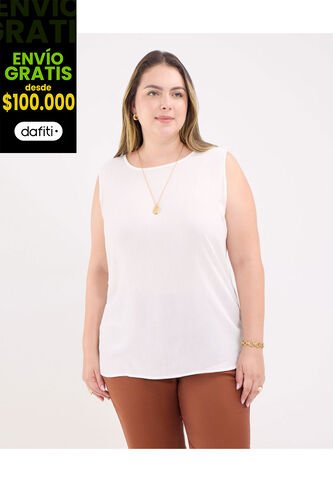 Blusa Para Mujer Manga Sisa Color Blanco Marca Patprimo #14121393 Patprimo