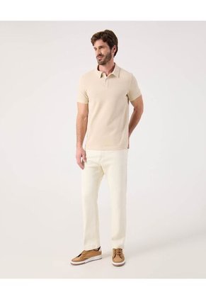Polo Para Hombre Cuello Maquina Sin Bolsillo Color Beige Marca Patprimo #44112783