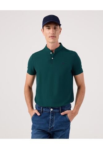 Polo Cuello Mao  Para Hombre Verde Patprimo Patprimo