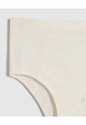 Panty Clasico Tiro Alto En Algodón   Para Mujer Beige Patprimo