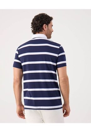 Polo A Rayas   Para Hombre Azul Patprimo
