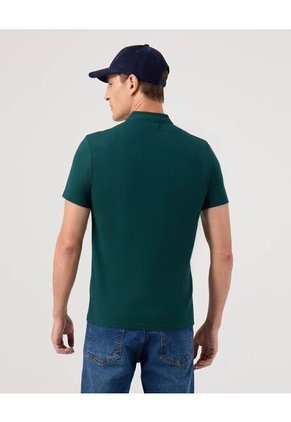 Polo Cuello Mao  Para Hombre Verde Patprimo