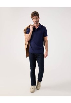 Polo Para Hombre Cuello Tejido Con Bolsillo Color Azul Marca Patprimo #44112742