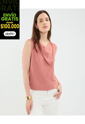 Blusa Para Mujer Manga Sisa Color Rosa Marca Patprimo #30123510 Patprimo