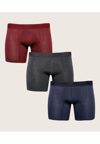 Boxer X3 Para Hombre Fleat Seamer Medio Color Surtido Marca Patprimo #44000113 Patprimo