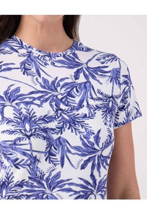 Camiseta Para Mujer Manga Corta Cuello Redondo Color Azul Marca Patprimo #30093849