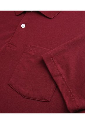 Polo Cuello Tejido Con Bolsillo Hombre Patprimo Rojo 44111313-3214