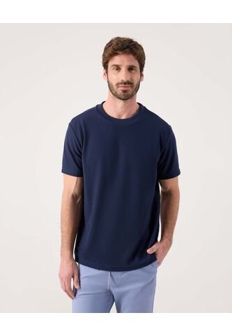 Camiseta Para Hombre Manga Corta Cuello Redondo Color Azul Marca Patprimo #44090937 Patprimo