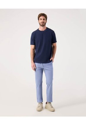 Camiseta Para Hombre Manga Corta Cuello Redondo Color Azul Marca Patprimo #44090937