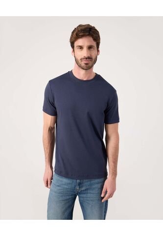 Camiseta Para Hombre Manga Corta Cuello Redondo Color Azul Marca Patprimo #44090955 Patprimo