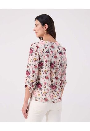 Blusa Para Mujer Manga 3/4 Color Blanco Marca Patprimo #30123649