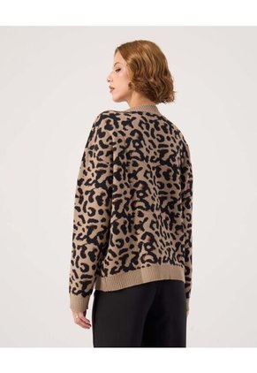 Camiseta Básico Escote Redondo   Para Mujer Café Patprimo