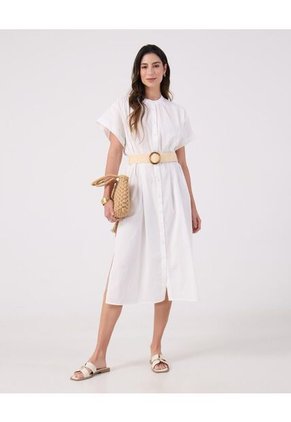 Vestido Para Mujer M/C Medio Color Blanco Marca Patprimo #30171083